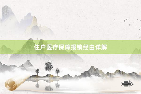 住户医疗保障报销经由详解